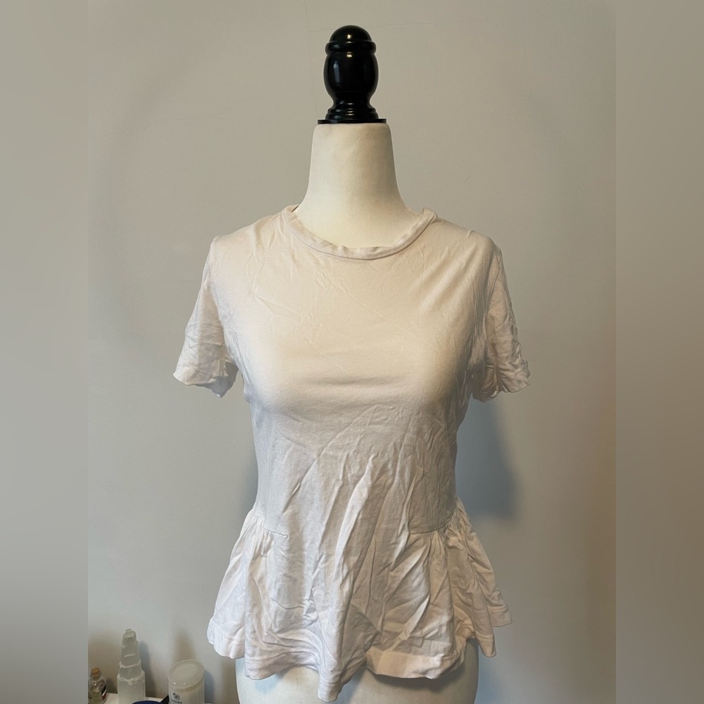 White Flare Sunday Best Top
